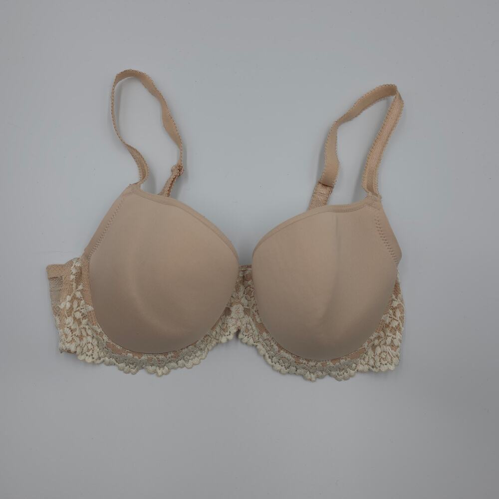 Wacoal Women's Embrace Lace T-Shirt Bra in Nude Size 34B